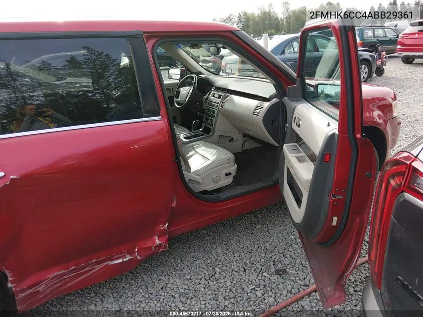 2010 Ford Flex Sel VIN: 2FMHK6CC4ABB29361 Lot: 45673217