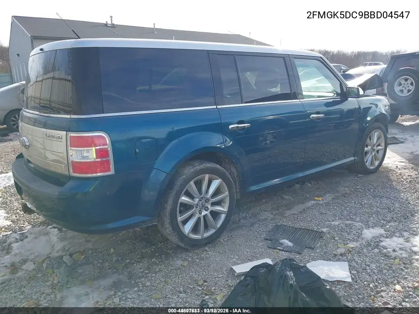 2FMGK5DC9BBD04547 2011 Ford Flex Limited