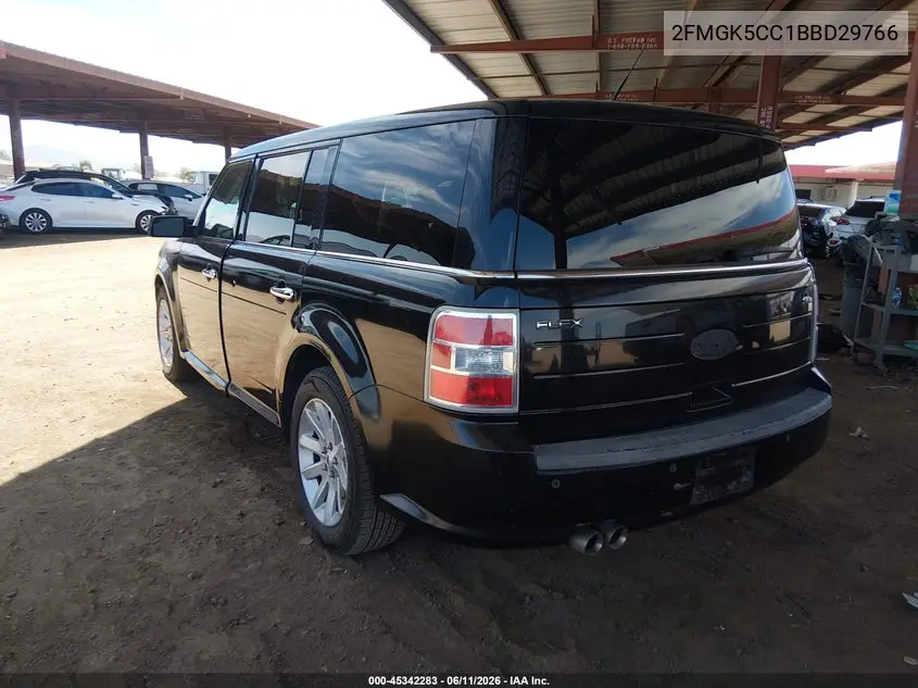2011 Ford Flex Sel VIN: 2FMGK5CC1BBD29766 Lot: 45342283
