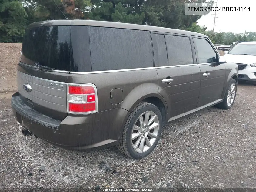 2011 Ford Flex Limited VIN: 2FMGK5DC4BBD14144 Lot: 45404459