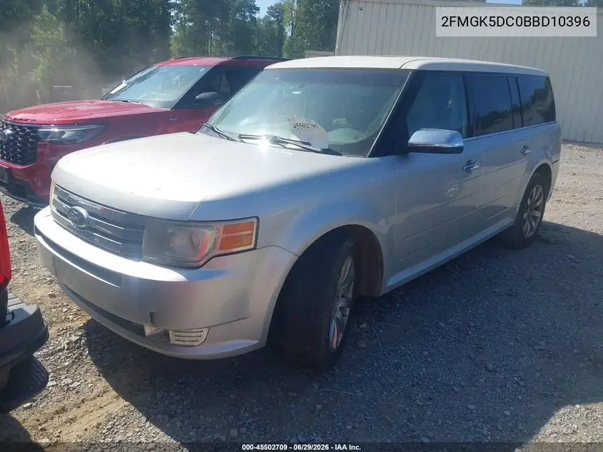 2011 Ford Flex Limited VIN: 2FMGK5DC0BBD10396 Lot: 45502709