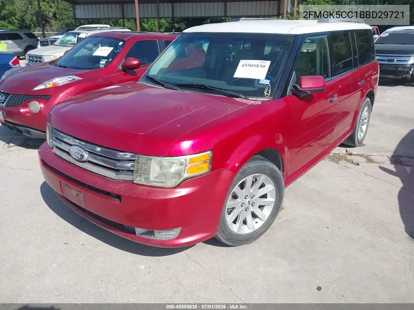 2011 Ford Flex Sel VIN: 2FMGK5CC1BBD29721 Lot: 45505830
