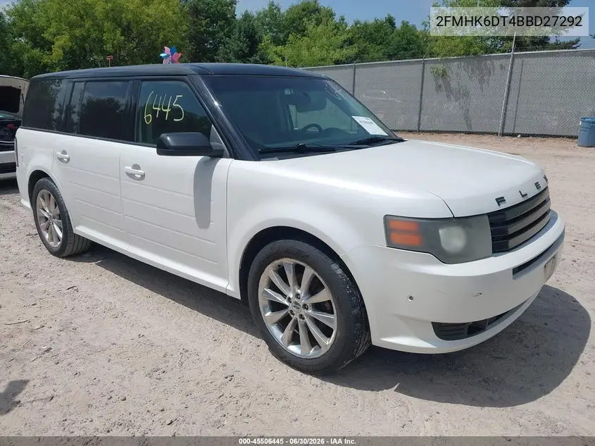2011 Ford Flex Titanium VIN: 2FMHK6DT4BBD27292 Lot: 45506445