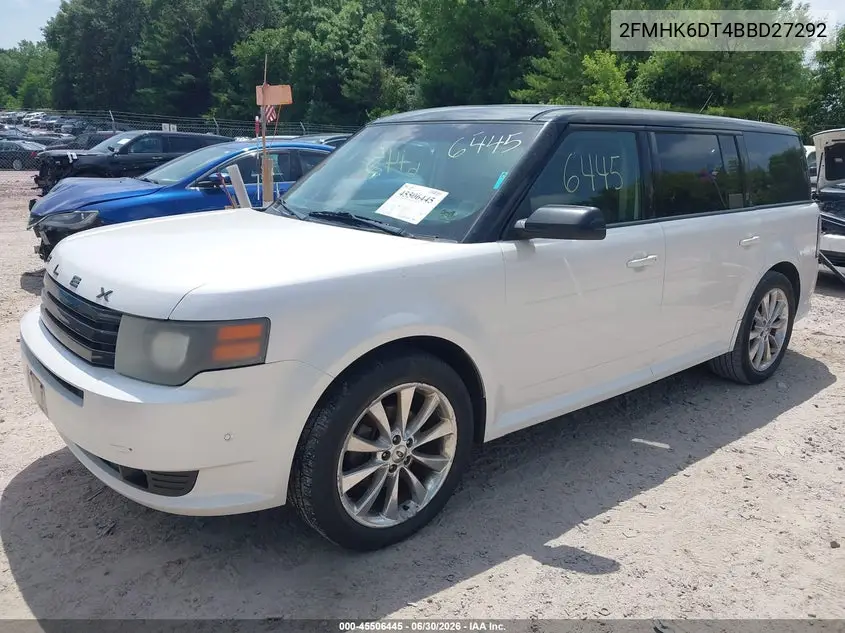 2011 Ford Flex Titanium VIN: 2FMHK6DT4BBD27292 Lot: 45506445