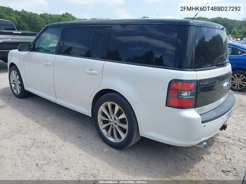 2011 Ford Flex Titanium VIN: 2FMHK6DT4BBD27292 Lot: 45506445