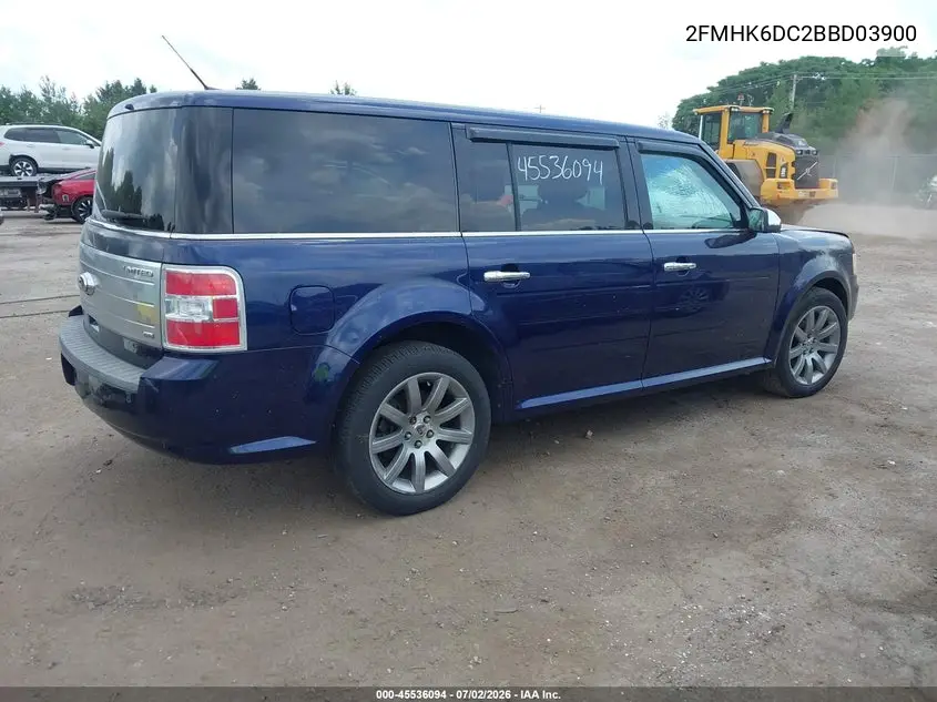 2011 Ford Flex Limited/Titanium VIN: 2FMHK6DC2BBD03900 Lot: 45536094