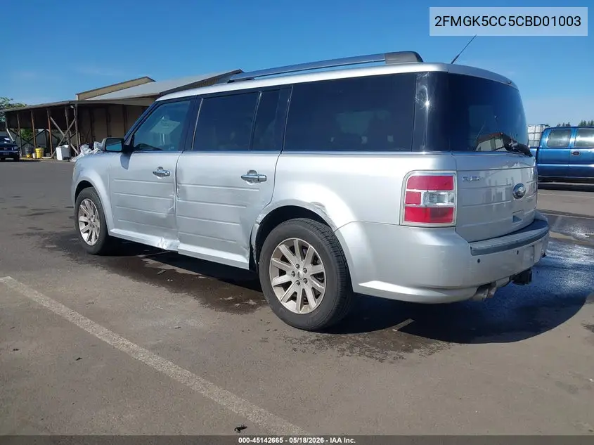 2FMGK5CC5CBD01003 2012 Ford Flex Sel