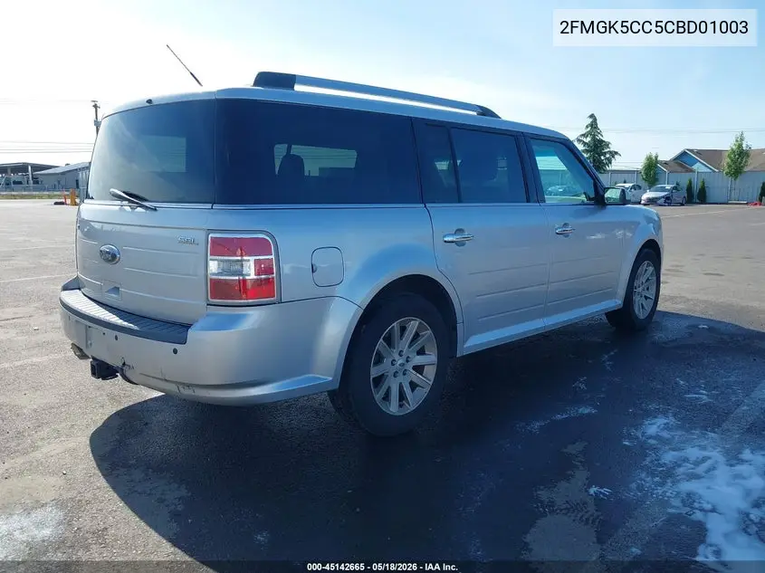 2FMGK5CC5CBD01003 2012 Ford Flex Sel