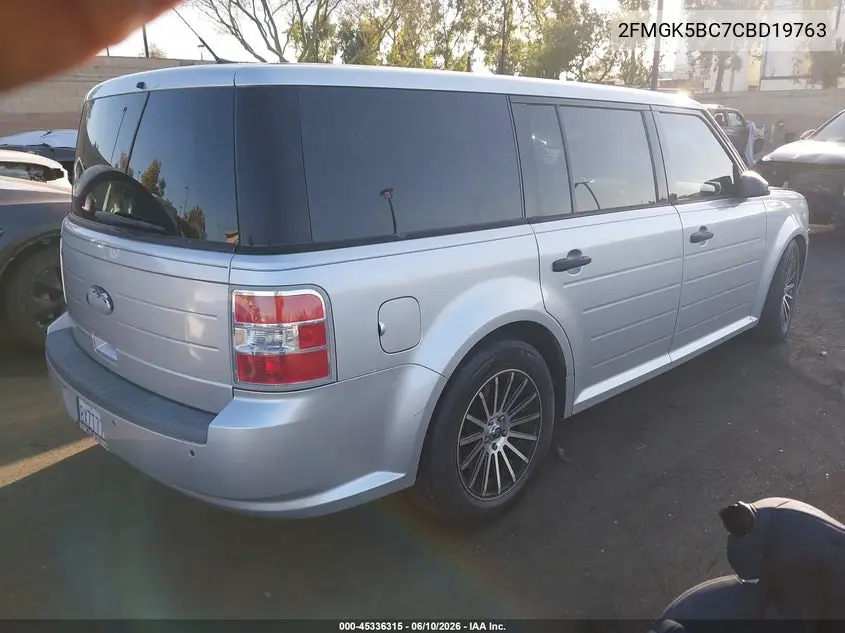 2012 Ford Flex Se VIN: 2FMGK5BC7CBD19763 Lot: 45336315