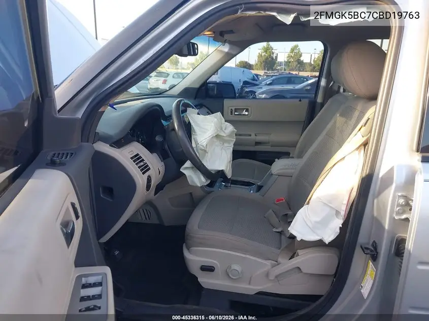 2012 Ford Flex Se VIN: 2FMGK5BC7CBD19763 Lot: 45336315