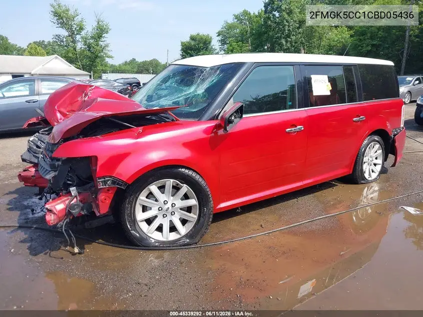 2012 Ford Flex Sel VIN: 2FMGK5CC1CBD05436 Lot: 45339292