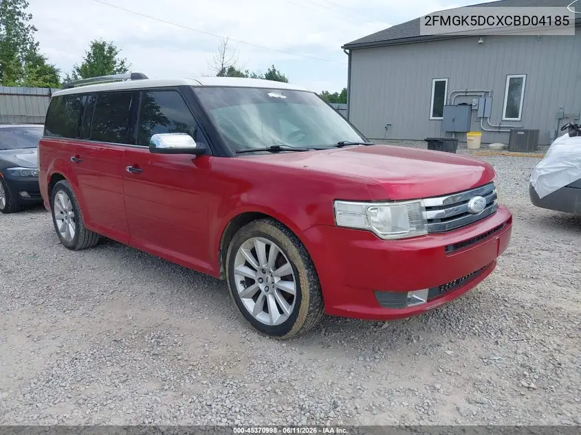 2012 Ford Flex Limited VIN: 2FMGK5DCXCBD04185 Lot: 45370998