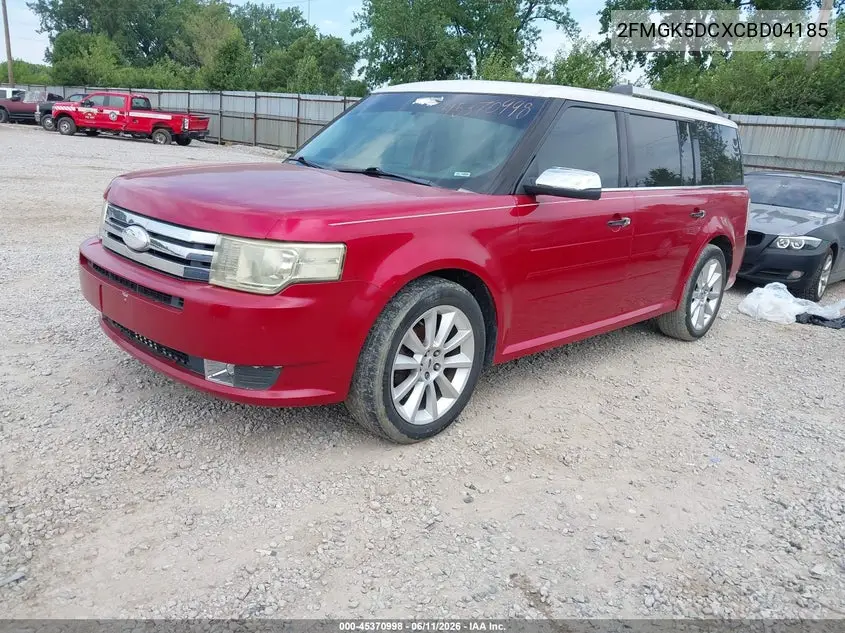 2012 Ford Flex Limited VIN: 2FMGK5DCXCBD04185 Lot: 45370998