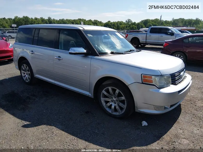 2012 Ford Flex Limited/Titanium VIN: 2FMHK6DC7CBD02484 Lot: 45383196