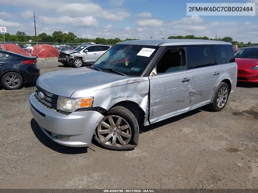 2012 Ford Flex Limited/Titanium VIN: 2FMHK6DC7CBD02484 Lot: 45383196