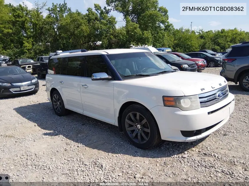 2012 Ford Flex Limited VIN: 2FMHK6DT1CBD08362 Lot: 45532490