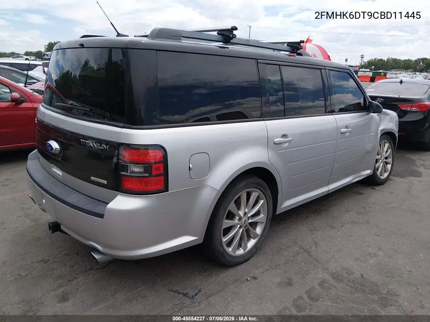 2012 Ford Flex Limited/Titanium VIN: 2FMHK6DT9CBD11445 Lot: 45554227