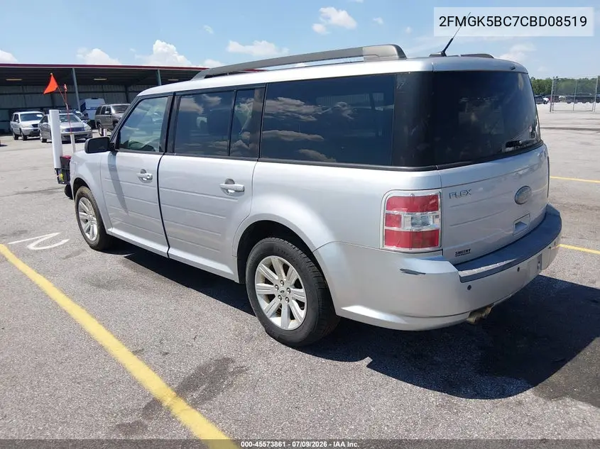 2012 Ford Flex Se VIN: 2FMGK5BC7CBD08519 Lot: 45573861