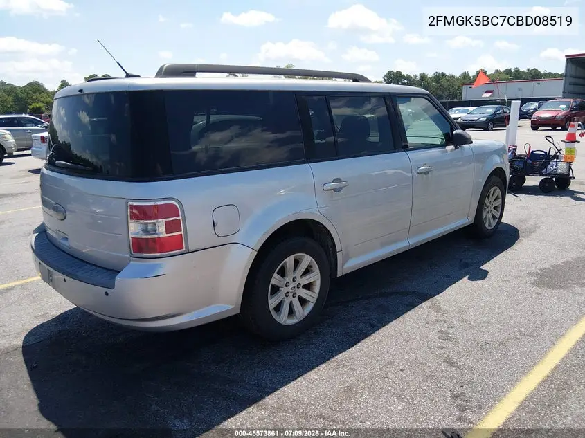 2012 Ford Flex Se VIN: 2FMGK5BC7CBD08519 Lot: 45573861