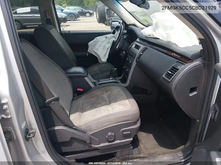 2012 Ford Flex Sel VIN: 2FMGK5CC5CBD21929 Lot: 45626094