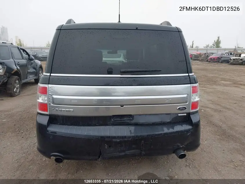 2013 Ford Flex Limited VIN: 2FMHK6DT1DBD12526 Lot: 12653335