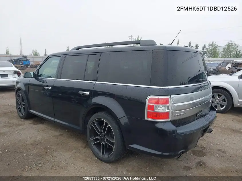 2013 Ford Flex Limited VIN: 2FMHK6DT1DBD12526 Lot: 12653335