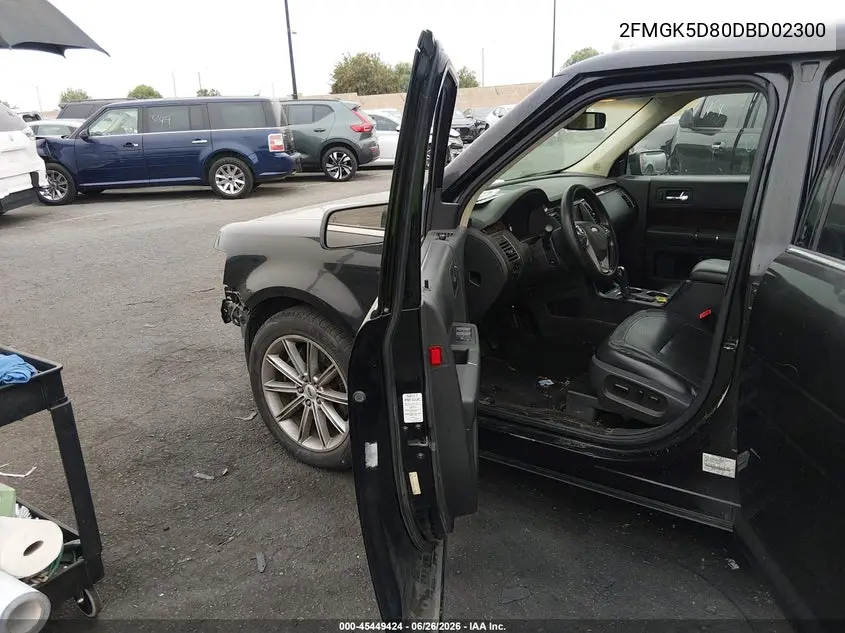 2013 Ford Flex Limited VIN: 2FMGK5D80DBD02300 Lot: 45449424