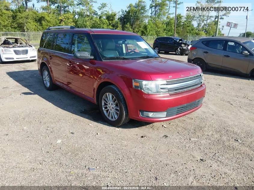 2013 Ford Flex Sel VIN: 2FMHK6C88DBD00774 Lot: 45480545