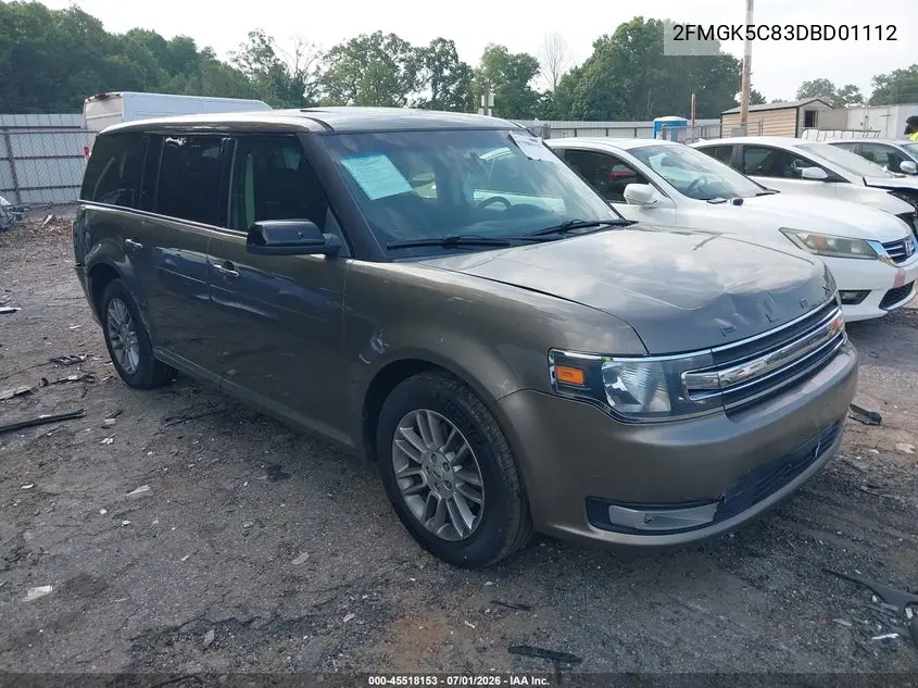 2013 Ford Flex Sel VIN: 2FMGK5C83DBD01112 Lot: 45518153