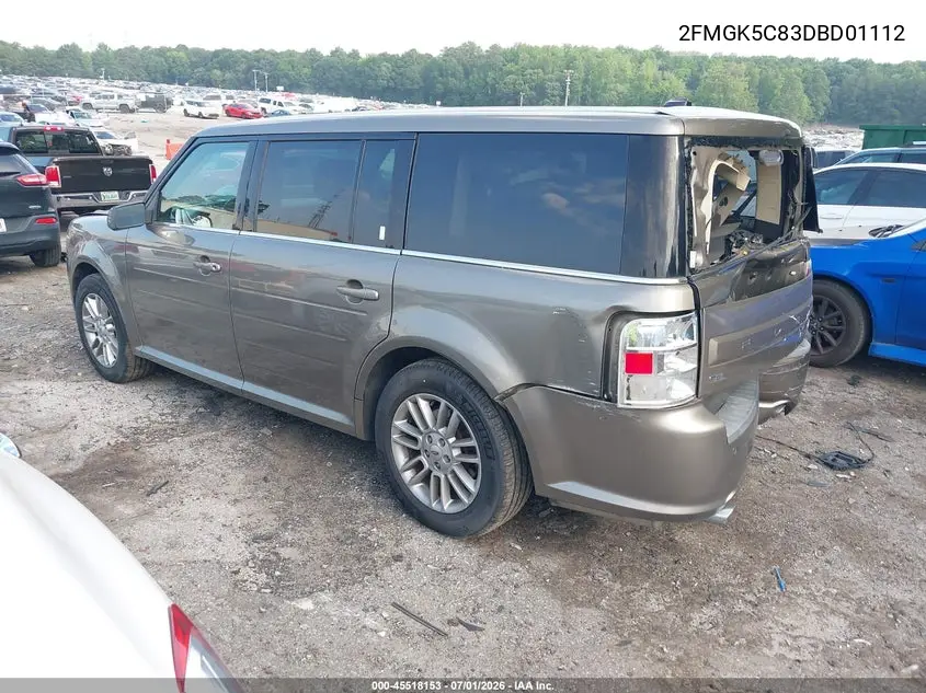 2013 Ford Flex Sel VIN: 2FMGK5C83DBD01112 Lot: 45518153