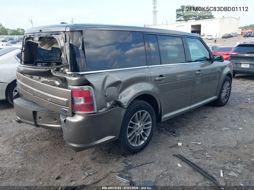 2013 Ford Flex Sel VIN: 2FMGK5C83DBD01112 Lot: 45518153