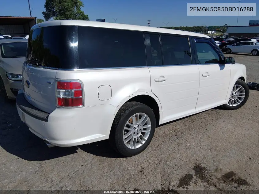 2013 Ford Flex Sel VIN: 2FMGK5C85DBD16288 Lot: 45523808