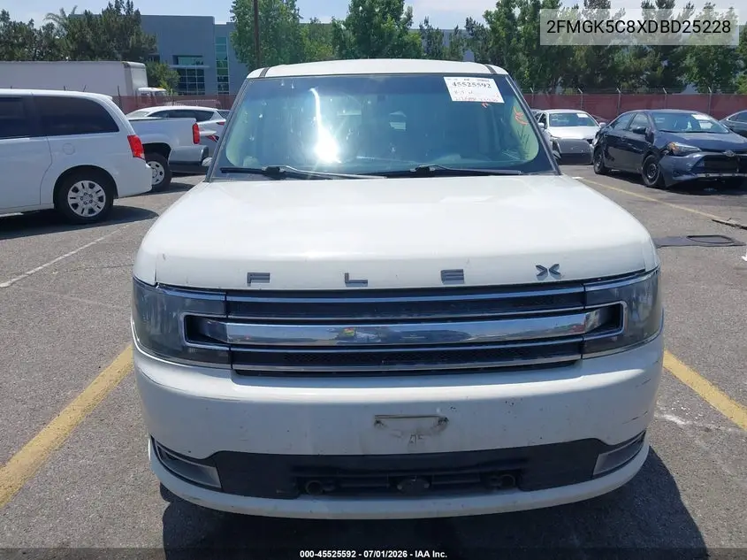 2013 Ford Flex Sel VIN: 2FMGK5C8XDBD25228 Lot: 45525592