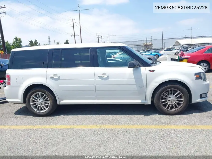 2013 Ford Flex Sel VIN: 2FMGK5C8XDBD25228 Lot: 45525592