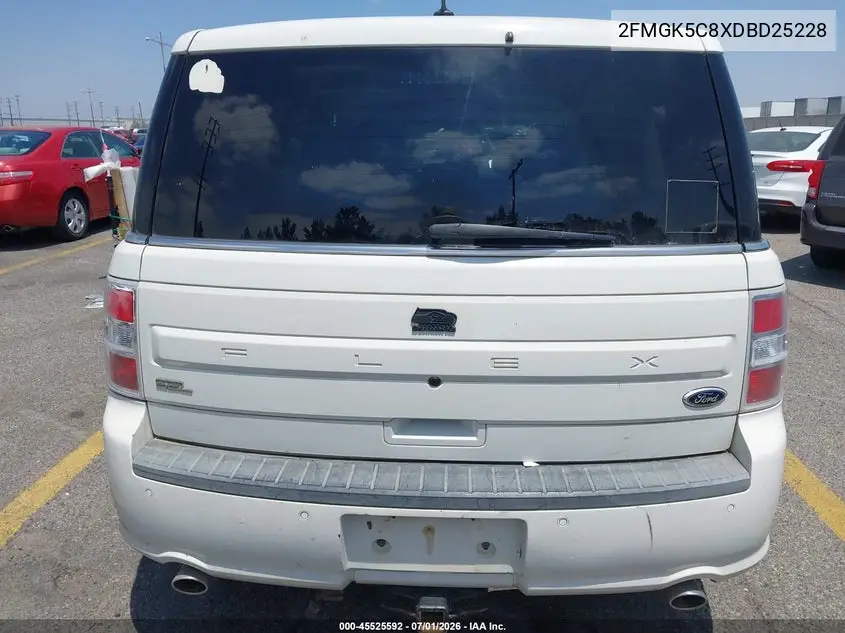 2013 Ford Flex Sel VIN: 2FMGK5C8XDBD25228 Lot: 45525592