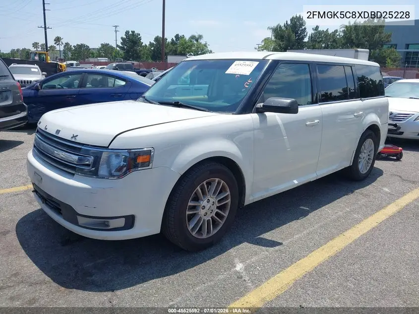 2013 Ford Flex Sel VIN: 2FMGK5C8XDBD25228 Lot: 45525592