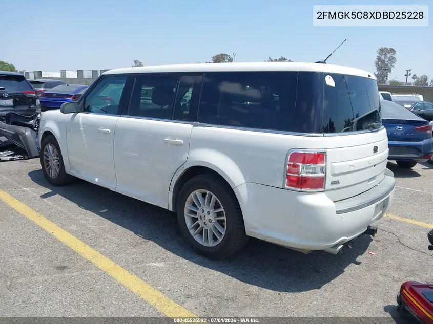 2013 Ford Flex Sel VIN: 2FMGK5C8XDBD25228 Lot: 45525592