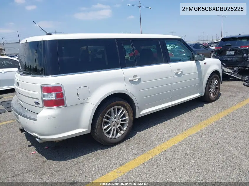 2013 Ford Flex Sel VIN: 2FMGK5C8XDBD25228 Lot: 45525592