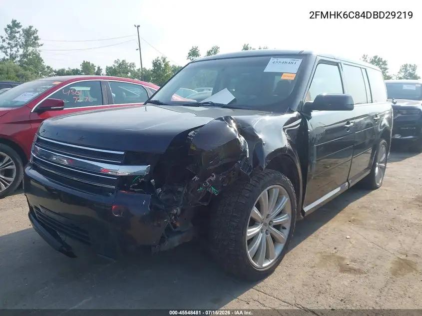 2013 Ford Flex Sel VIN: 2FMHK6C84DBD29219 Lot: 45548481