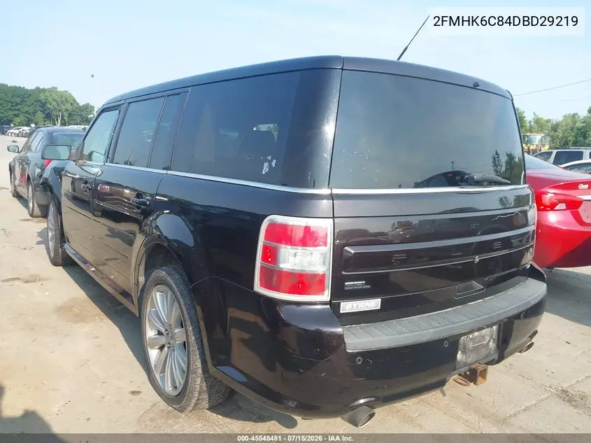 2013 Ford Flex Sel VIN: 2FMHK6C84DBD29219 Lot: 45548481