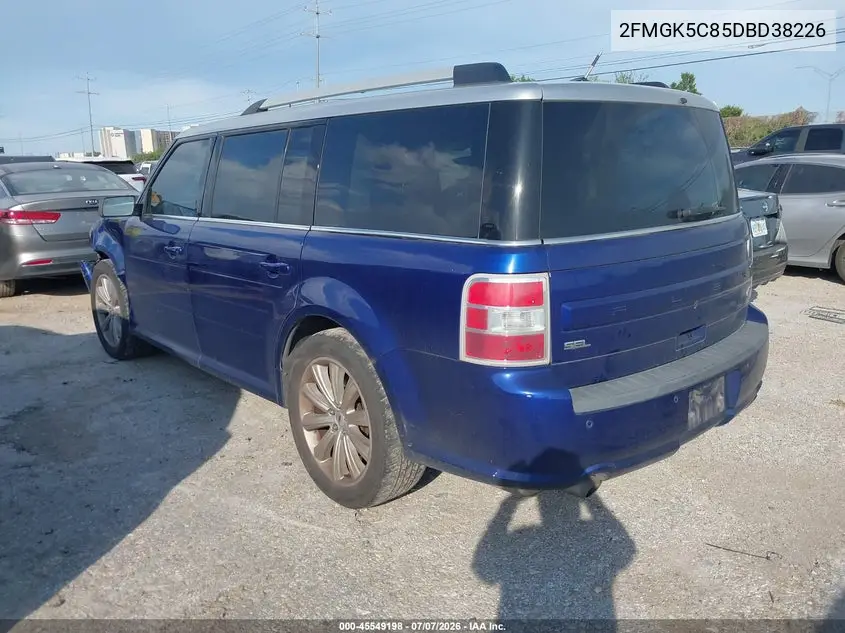 2013 Ford Flex Sel VIN: 2FMGK5C85DBD38226 Lot: 45549198