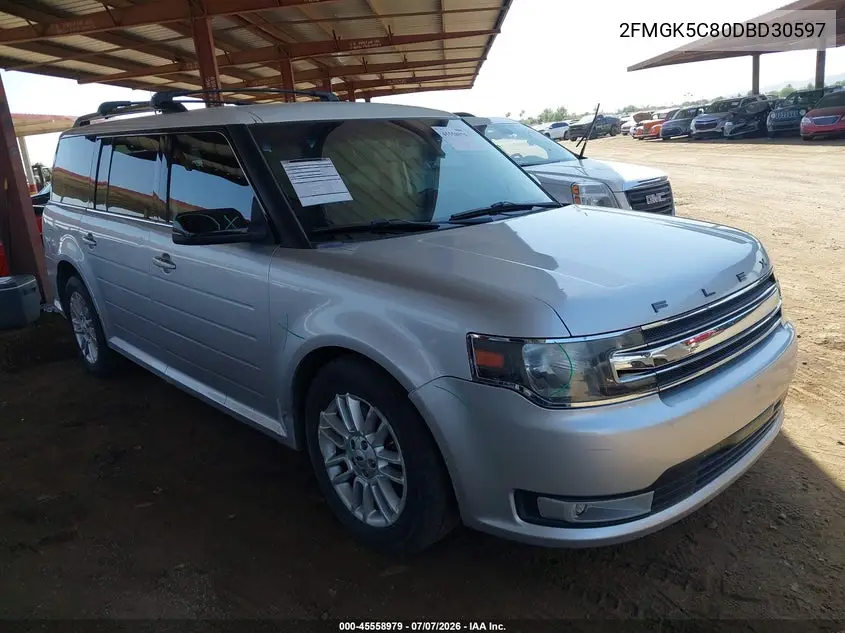 2013 Ford Flex Sel VIN: 2FMGK5C80DBD30597 Lot: 45558979