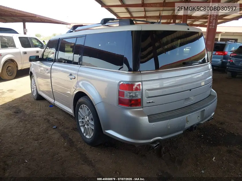 2013 Ford Flex Sel VIN: 2FMGK5C80DBD30597 Lot: 45558979