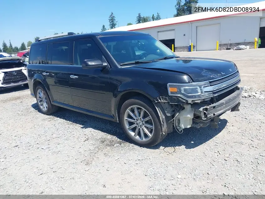 2013 Ford Flex Limited VIN: 2FMHK6D82DBD08934 Lot: 45561367