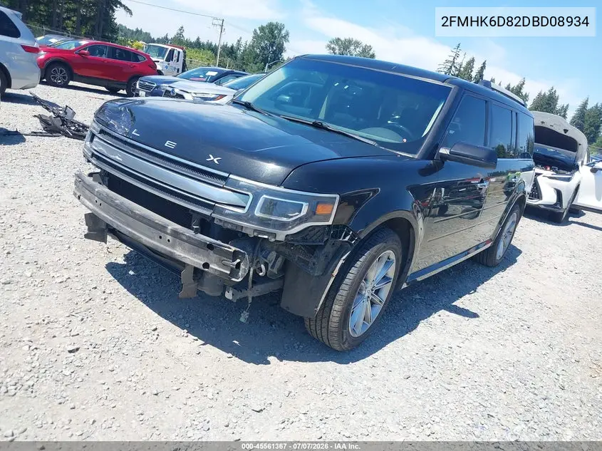 2013 Ford Flex Limited VIN: 2FMHK6D82DBD08934 Lot: 45561367