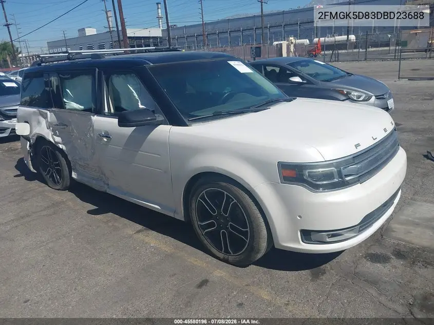 2013 Ford Flex Limited VIN: 2FMGK5D83DBD23688 Lot: 45580196