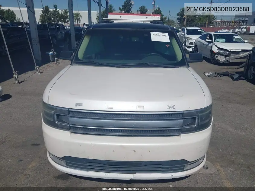 2013 Ford Flex Limited VIN: 2FMGK5D83DBD23688 Lot: 45580196