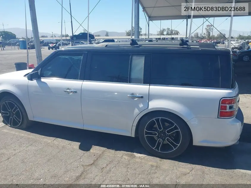 2013 Ford Flex Limited VIN: 2FMGK5D83DBD23688 Lot: 45580196