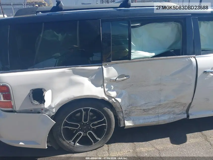 2013 Ford Flex Limited VIN: 2FMGK5D83DBD23688 Lot: 45580196