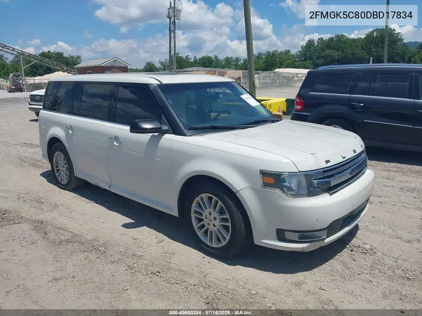 2013 Ford Flex Sel VIN: 2FMGK5C80DBD17834 Lot: 45650284